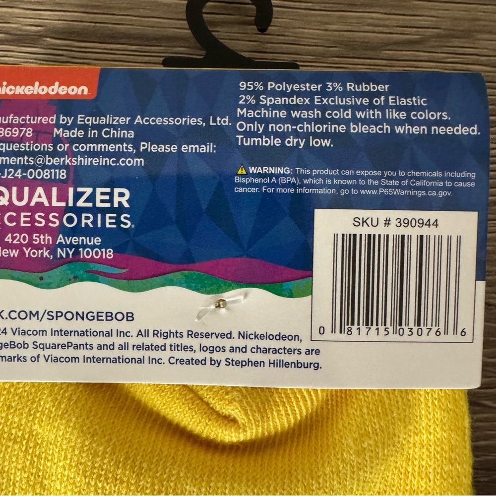SpongeBob SquarePants Men’s Sock Set 2 NEW Nickelodeon Stocking Stuffer Gift - Picture 5 of 5